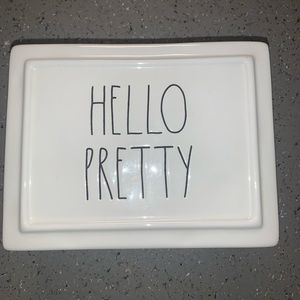 “Hello Pretty” Rae Dunn Ceramic Jewelry Box